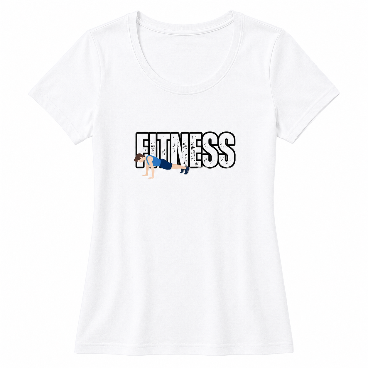 NAYAAH Premium Women's Classic 100% Cotton 180 GSM Regular Fit T-Shirt – Soft Breathable Everyday Essential Wear - Fitness | White