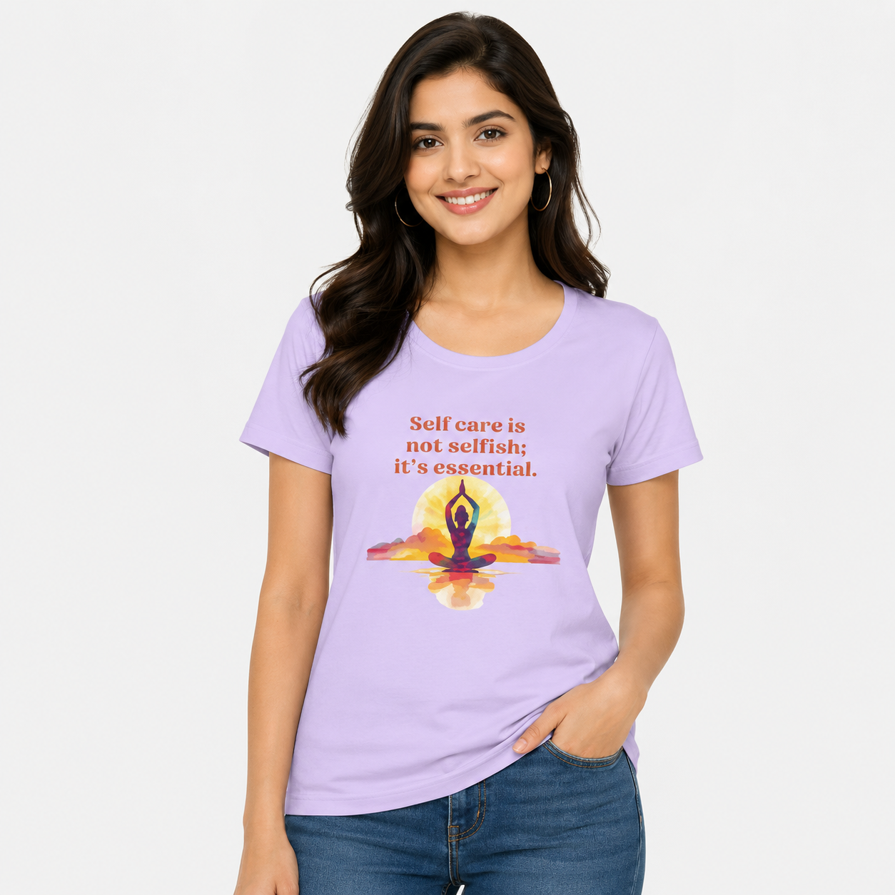 NAYAAH Women's Classic T-Shirt - Selfcare is Not Selfish