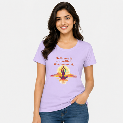 NAYAAH Women's Classic T-Shirt - Selfcare is Not Selfish