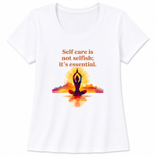 NAYAAH Women's Classic T-Shirt - Selfcare is Not Selfish