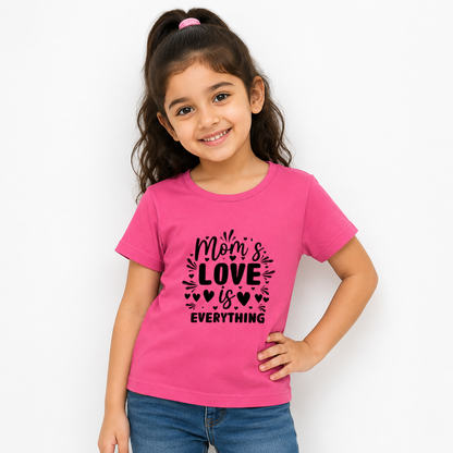 Girl's Crew Neck T-Shirt - Mother Love
