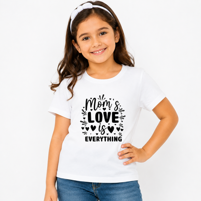Girl's Crew Neck T-Shirt - Mother Love