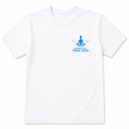 NAYAAH Premium Poly-Cotton 180 GSM Unisex T-Shirt – Soft Minimal Everyday Essential Wear - International Yoga Day1