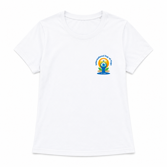 NAYAAH Premium Women's Classic 100% Cotton 180 GSM Regular Fit T-Shirt – Soft Breathable Everyday Essential Wear - International Yoga Day4