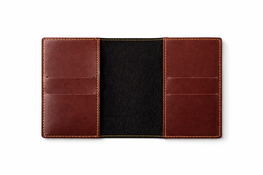 Premium PU Leather Multipurpose Card Holder, Passport Cover & Slim Travel Wallet – Stylish Tri-Fold Design with Multiple Card Slots, Currency Pocket, Durable Stitch Finish & Compact Professional Look (1 Pc)