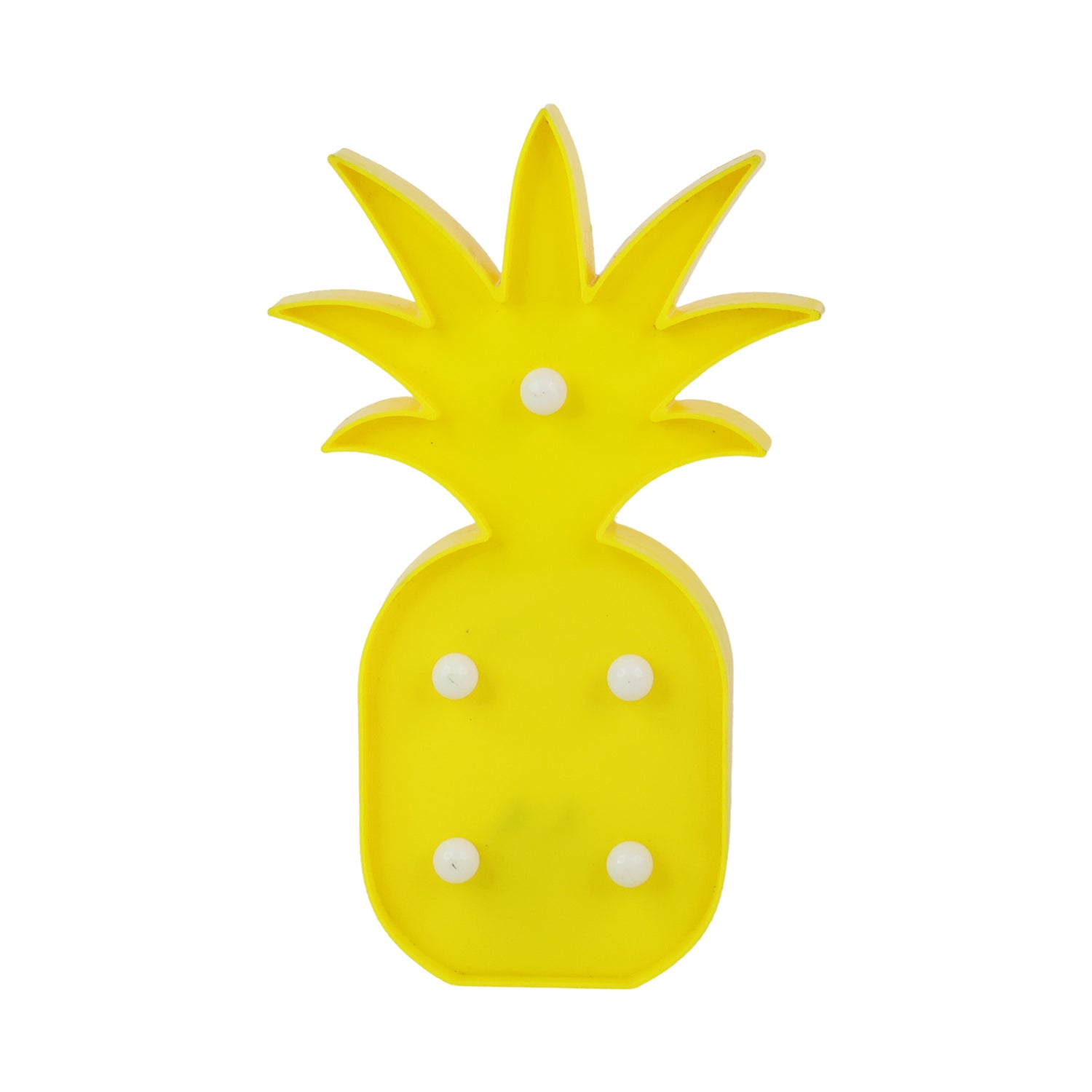 Pineapple Shaped LED Decorative Night Light Battery Operated Marquee Lamp for Kids Room Bedroom Party Home Decoration Wall and Table Decor
