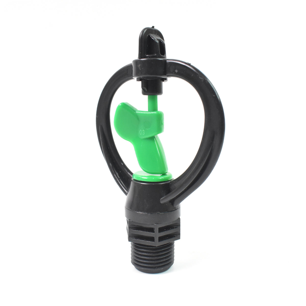 Rotating Irrigation Sprinkler Nozzle for Garden and Lawn Watering, Plastic Butterfly Spray Head for Plants, Greenhouse and Agricultural Irrigation (1 Pc)