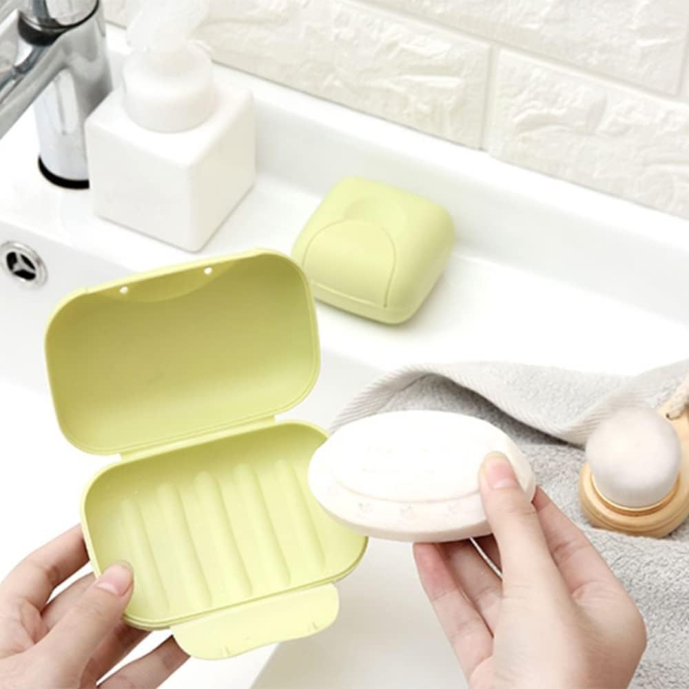 Travel Soap Case Box | Plastic Soap Box With Cover | Waterproof Leakproof Soap Dish (1pc)