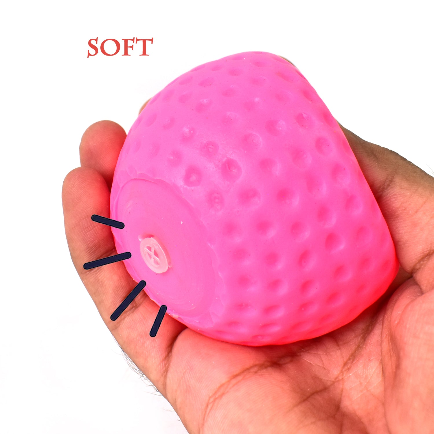 Set of 3 Soft Squeeze Balls for Kids – Non-Toxic Lightweight Indoor and Outdoor Play Balls with Whistle (Assorted Colors)