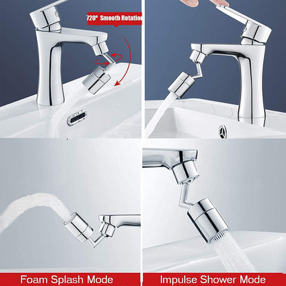 Splash Filter Faucet Sprayer Head | 360° Rotating Sink Tap Attachment (1 Pc)