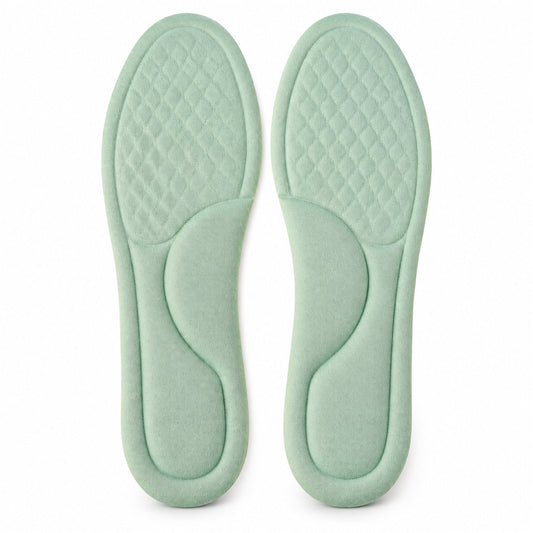 Soft Foam Shoe Insoles With Textured Surface For Daily Wear (1 Pair Size 43-44)