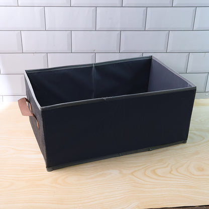 Foldable Rectangular Storage Box With Handle (46x28 Cm, 1 Pc)