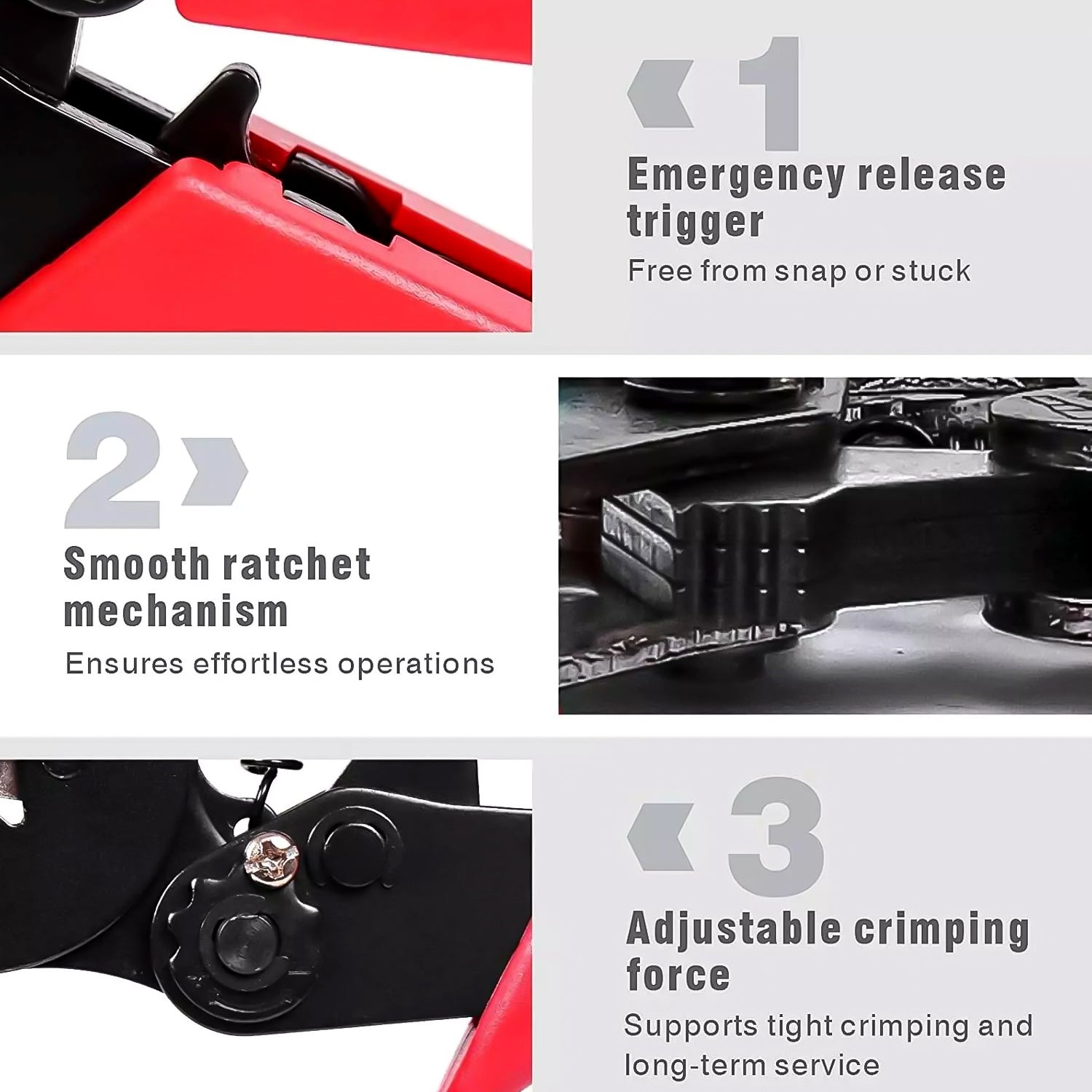 1200 Piece Ferrule Crimping Tool Kit Self Adjusting Ratcheting Crimper Plier with Insulated Wire End Terminal Connectors (1 Set)