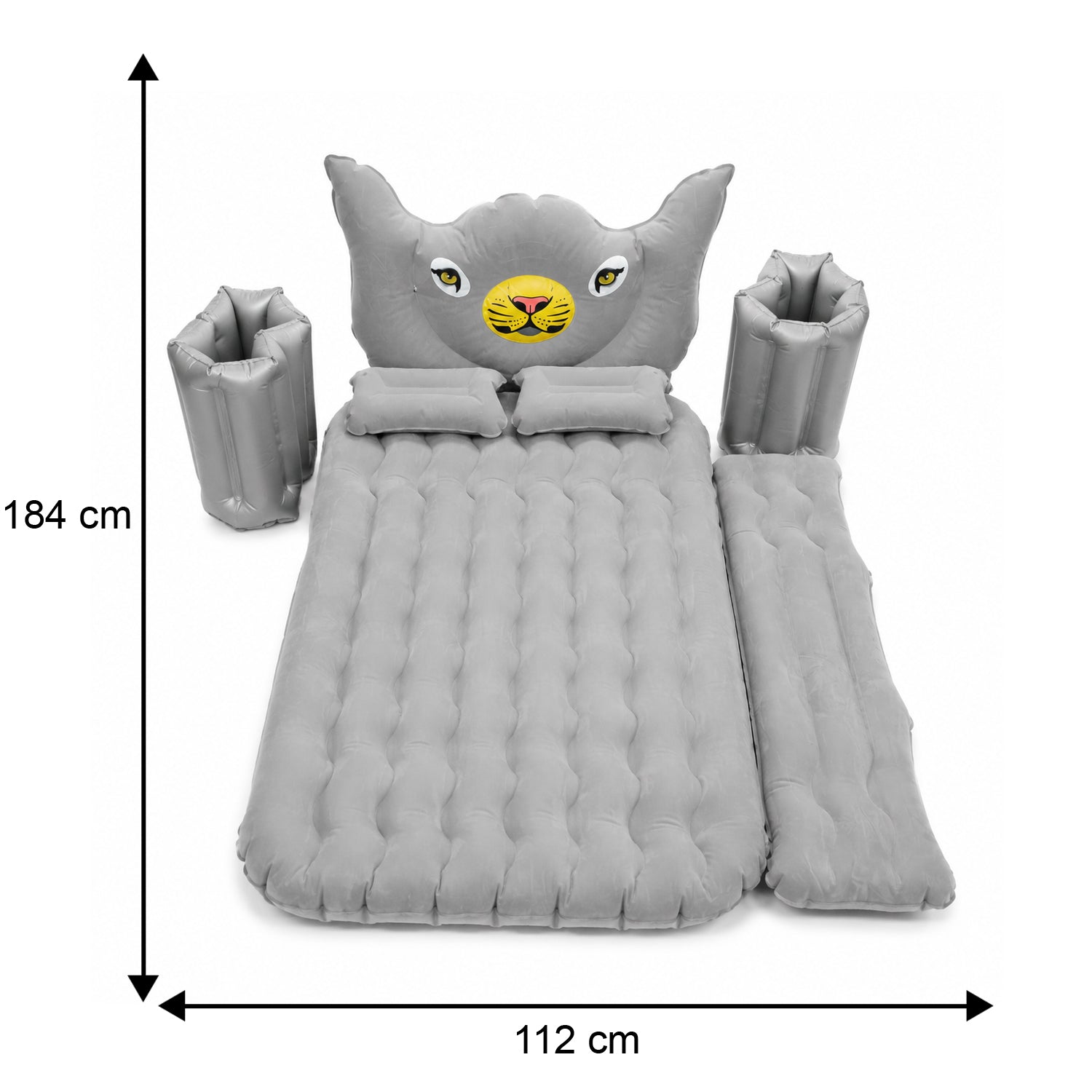 Car Air Mattress Bed Set Inflatable Travel Bed With Pillow Cushions Air Pump