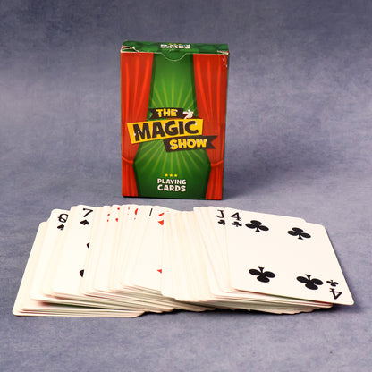 Premium Magic Show Playing Cards Set Professional Style Card Deck for Magic Tricks Card Games Practice and Stage Performances (1 Set)