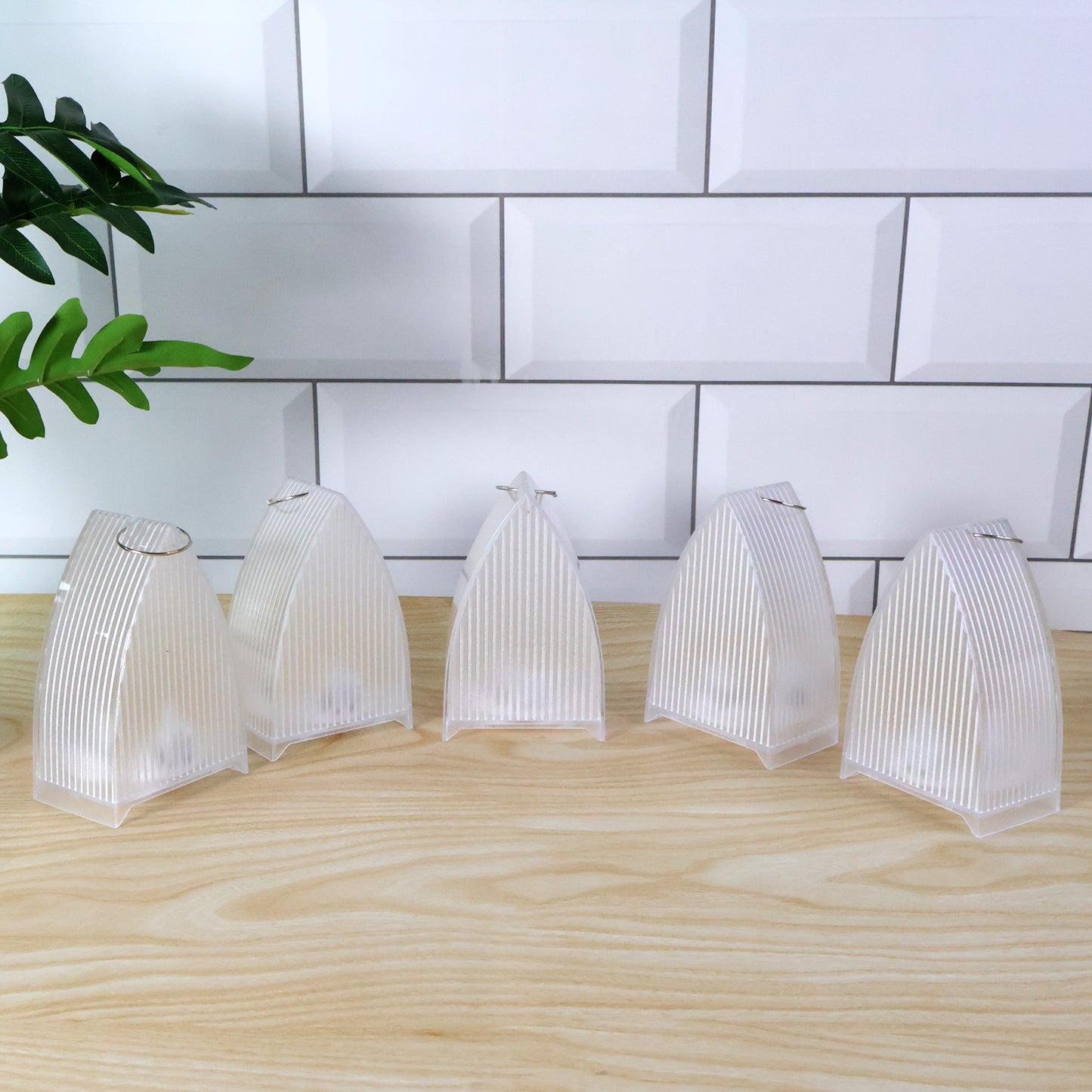 Led Flameless Decorative Lantern Lights - (5 Pc Set)