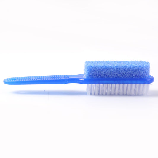 2-in-1 Foot Scrubber Brush With Pumice Stone | Dual-Sided Pedicure Tool for Dead Skin, Callus & Heel Cleaning (1 Pc)