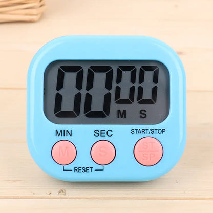 Digital Kitchen Timer with Large LCD Display Countdown and Stopwatch Timer for Cooking, Baking, Study, Office, Workout and Classroom (1 Pc)