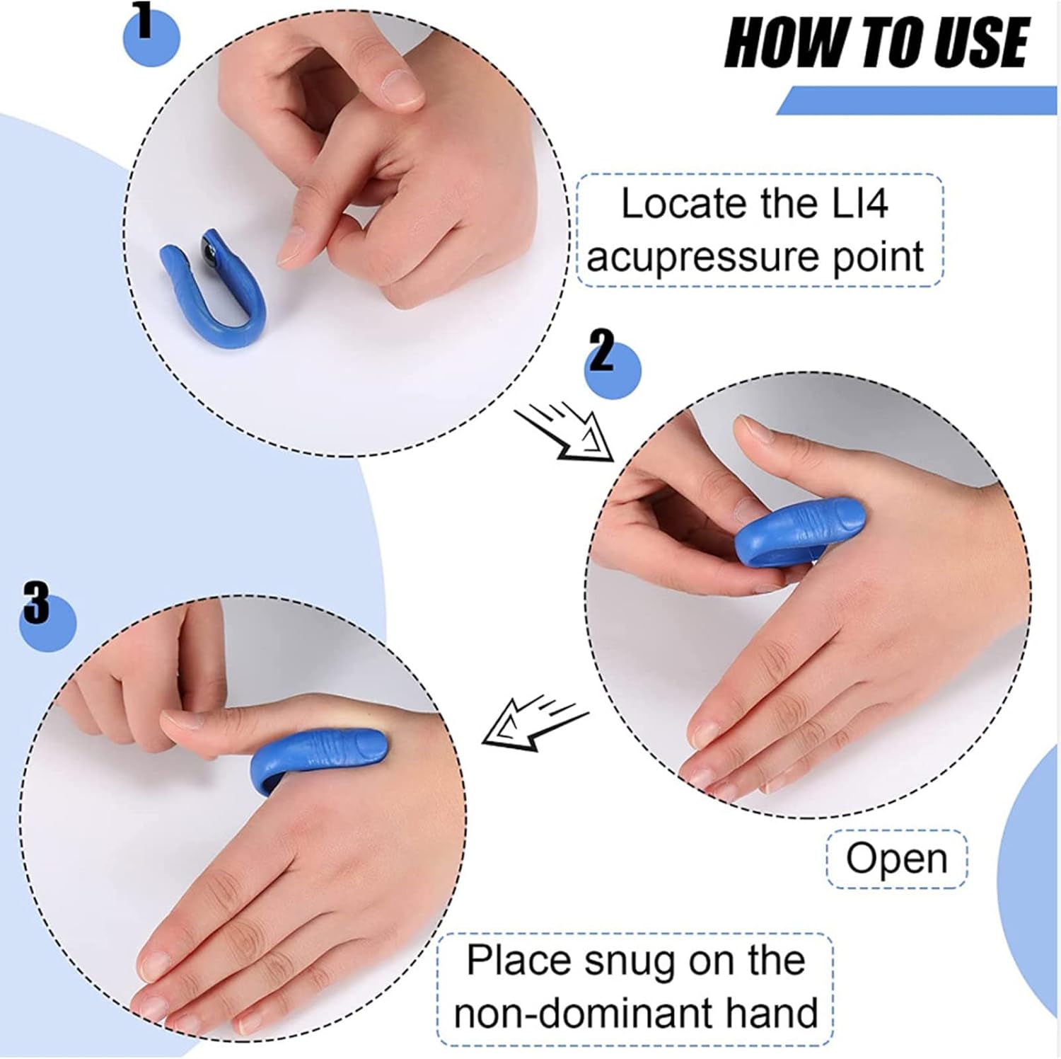 Sugar Control Acupressure Hand Pressure Point Clip (1 Pc)