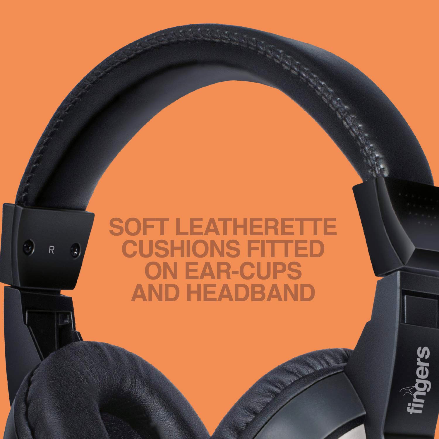 Wired Headphone Set with Adjustable Headband and Noise-Isolating Mic – Stereo Audio Headphones for Work, Calls and Entertainment (1 Pc)