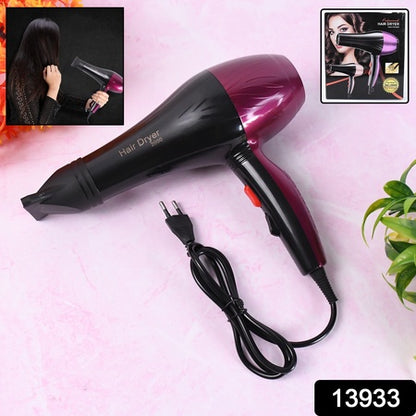 Professional High Power Hair Dryer No. 2000 with 2 Speed Settings and 3 Heat Levels for Salon and Home Use (220V, 50–60Hz)