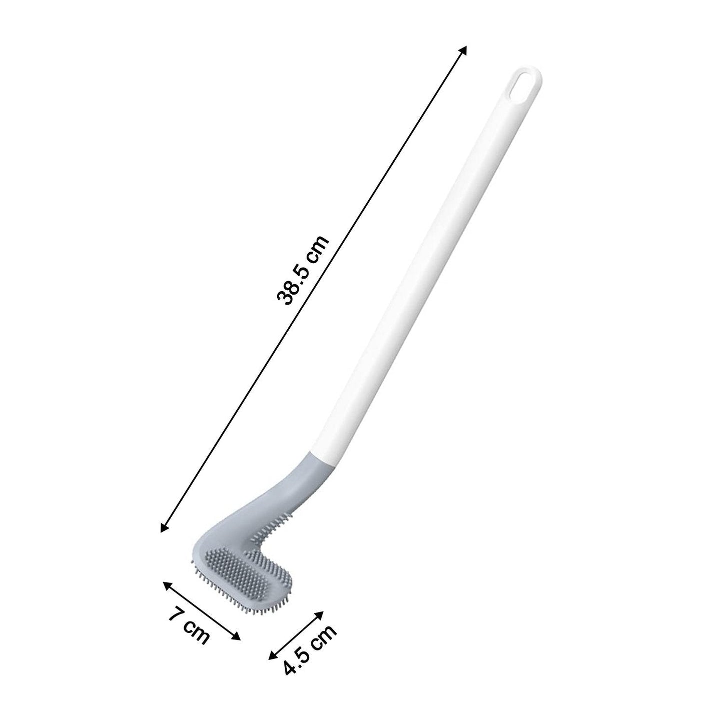Silicone Golf Toilet Cleaner Brush with Long Handle Wall Mounted Bathroom Cleaning Brush