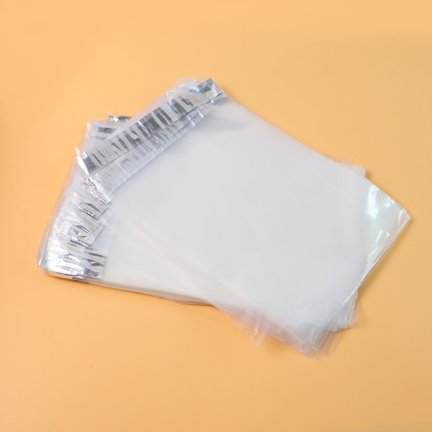 Self Adhesive Transparent Courier Polybag 8x11 Inch for Secure Packaging and Shipping | Tamper Proof Mailer Bags for Gift Wrapping E Commerce, Retail and Parcel Delivery (Pack of 10)