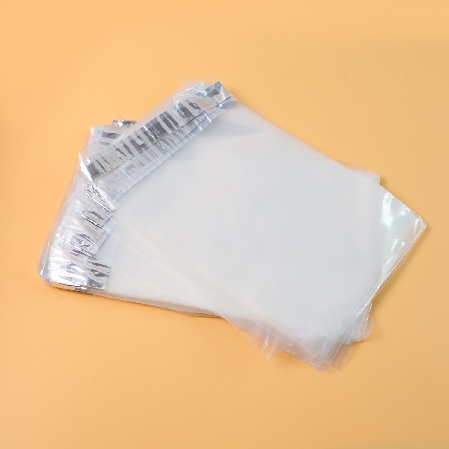 Self Adhesive Transparent Courier Polybag 8x11 Inch for Secure Packaging and Shipping | Tamper Proof Mailer Bags for Gift Wrapping E Commerce, Retail and Parcel Delivery (Pack of 10)