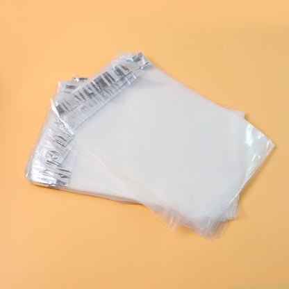 Self Adhesive Transparent Courier Polybag 8x11 Inch for Secure Packaging and Shipping | Tamper Proof Mailer Bags for Gift Wrapping E Commerce, Retail and Parcel Delivery (Pack of 10)