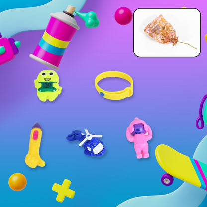 5 Piece Kids Toy Combo Gift Set with Potli Bag – Colorful Return Gift Toys for Boys and Girls – Birthday Party Favor Gift Pack