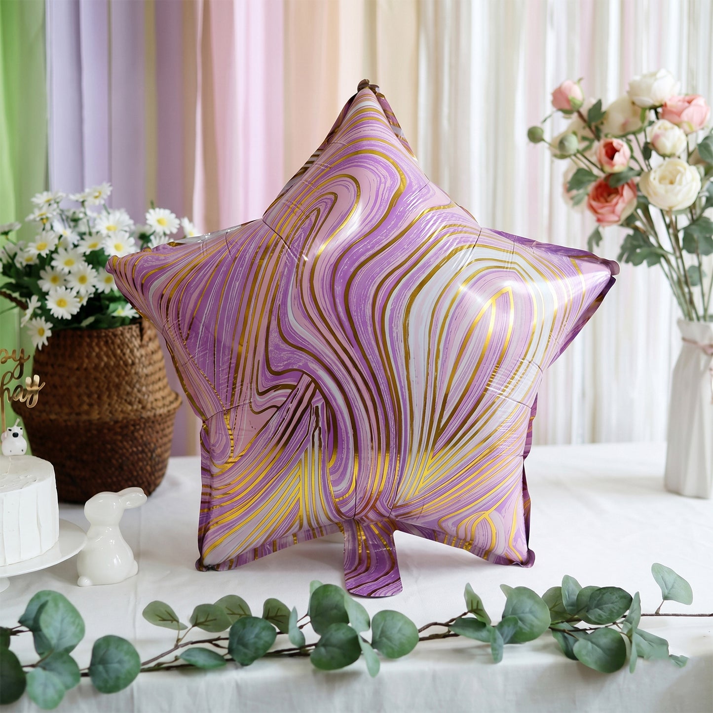 Decoration Foil Balloon – Colorful Metallic Party Balloon for Birthday, Event, Wall Backdrop & Festive Decoration (1 Pc)