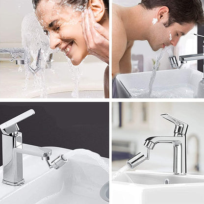 Splash Filter Faucet Sprayer Head | 360° Rotating Sink Tap Attachment (1 Pc)