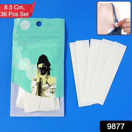 Waterproof Lingerie Fashion Tape for Clothing Support and Styling – Double-Sided Body Tape for Dresses, Tops and Deep Neck Outfits (36 Pcs Set, 8.5 cm)