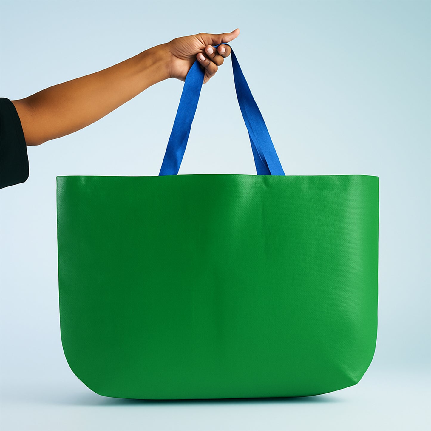 Eco-Friendly Large Reusable Shopping Tote Bag 62 x 44 cm with Strong Shoulder Straps for Grocery, Vegetables, Fruits and Daily Essentials