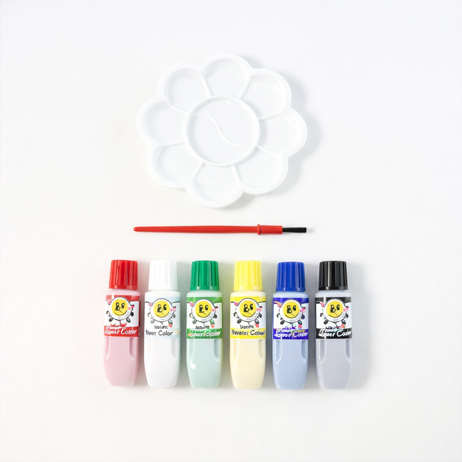 Kids Water Colour Painting Set with Brush &amp; Mixing Palette – Creative Art & Drawing Colour Set for Children (1 Set)