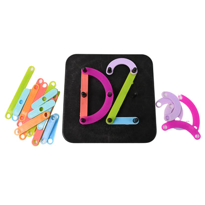 Alpha Numeric Puzzle Toy for Kids Alphabet and Number Construction Learning Puzzle Multi Activity Educational Toy for 3 to 5 Years Pack of 1
