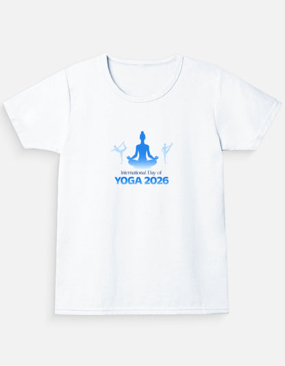 NAYAAH Premium Women's Classic 100% Cotton 180 GSM Regular Fit T-Shirt – Soft Breathable Everyday Essential Wear - International Yoga Day3