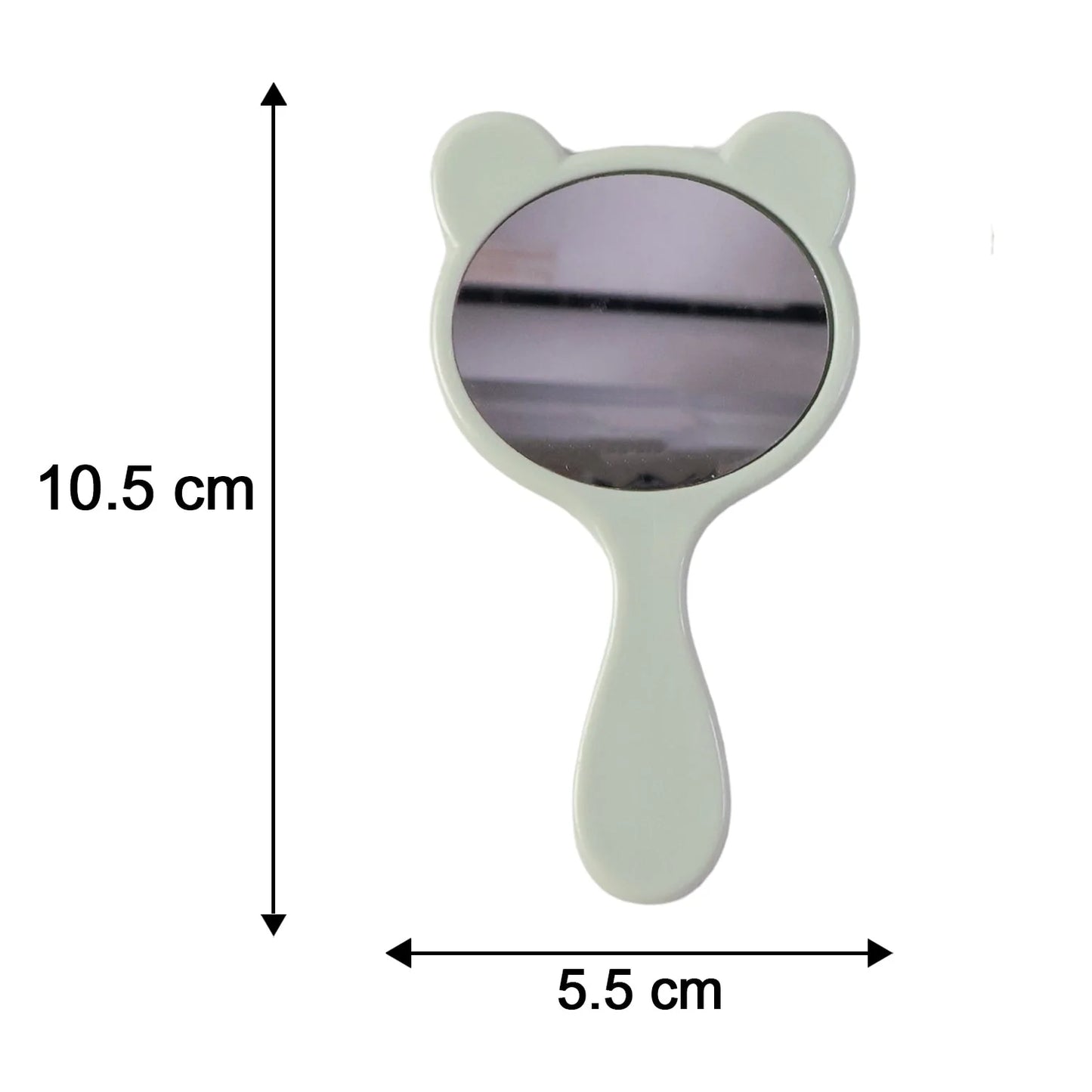 2 in 1 Comb and Mirror Grooming Kit Cute Handheld Vanity Mirror with Hair Comb Set for Girls Women and Travel (1 Set)