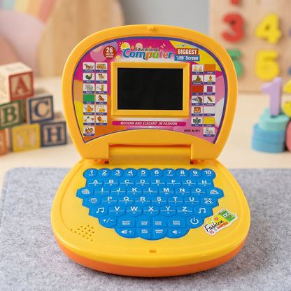 Kids Educational Laptop Learning Toy with Alphabets, Numbers, Music and Interactive Activities for Boys and Girls (1 Pc)