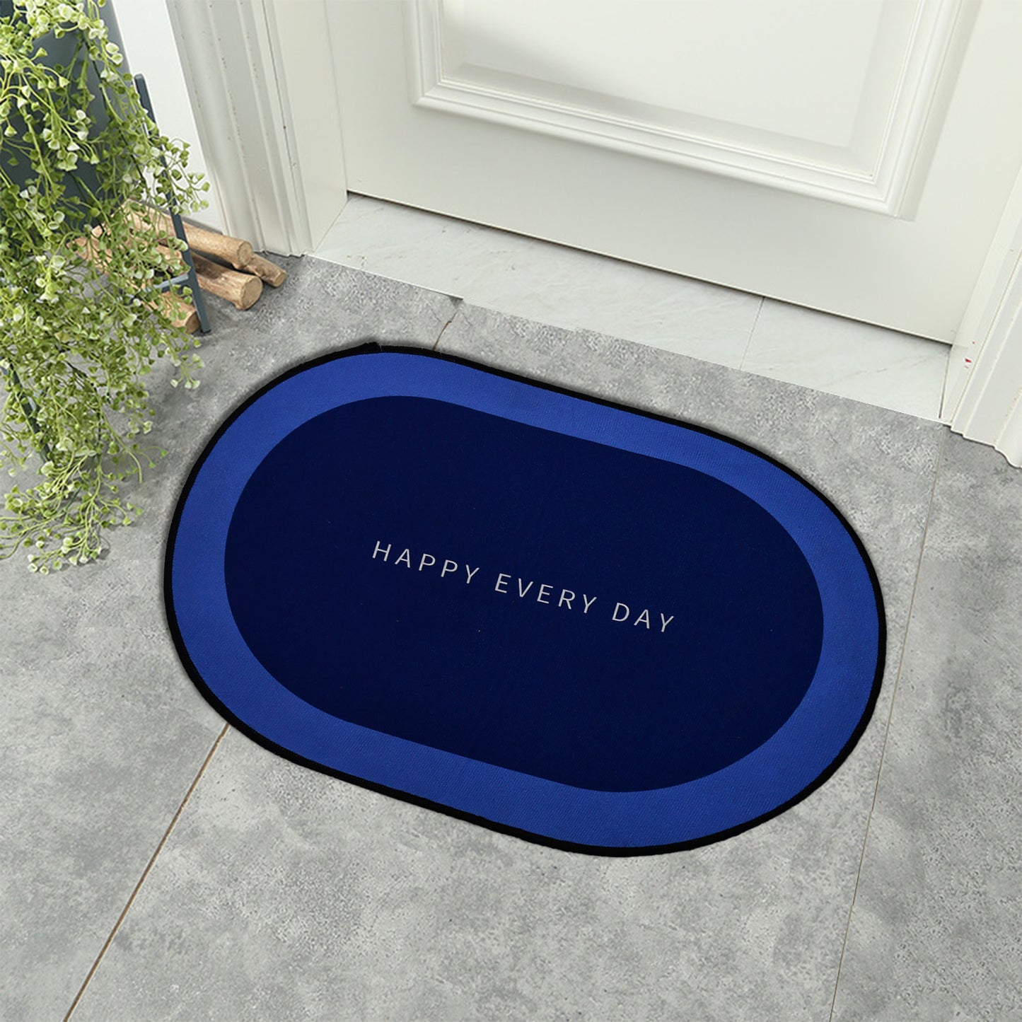 Super Absorbent Floor/Bath Mat | Quick-Dry, Non-Slip Bathroom & Door Rug
