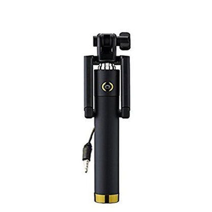 Selfie Stick with AUX Wire Extendable Monopod for Android and iPhone Smartphones Portable Handheld Selfie Stick (1 Pc)
