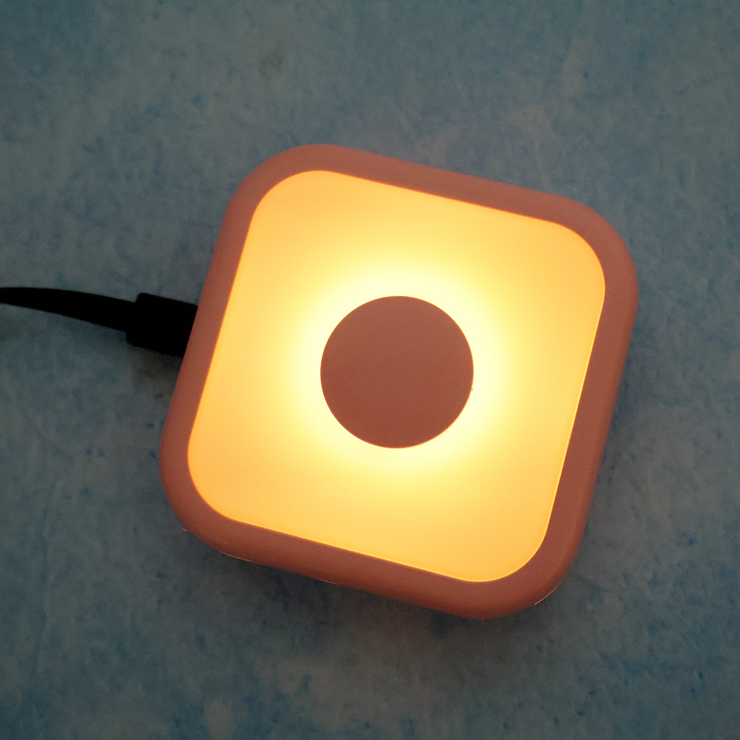Portable USB-Powered Touch Sensor LED Night Lamp – Soft Ambient Square LED Light (1 Pc)