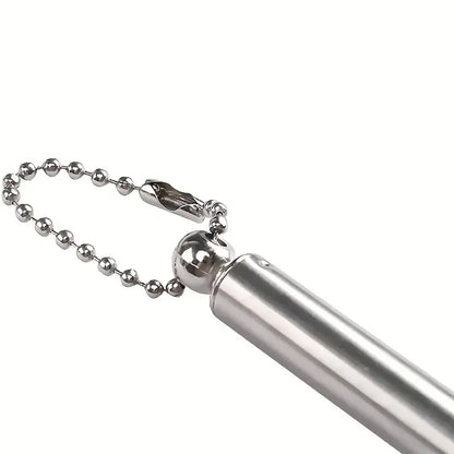 Retractable Stainless Steel Back Scratcher – Telescopic 43 cm Extendable Massage and Itch Relief Tool for Men, Women, Seniors and Travel (1 Pc)