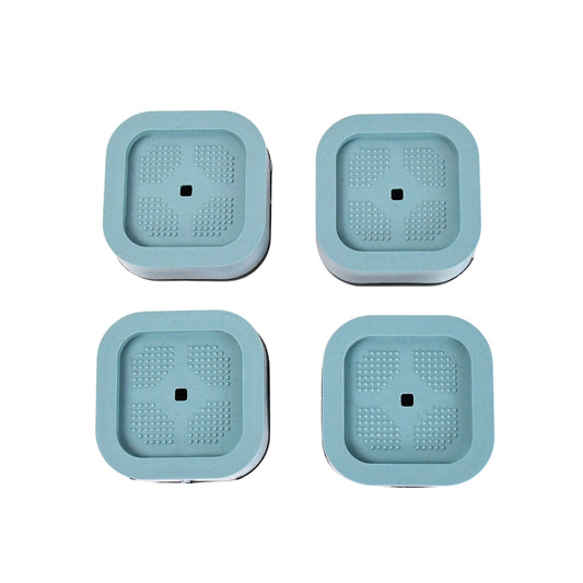 Plastic Washing Machine Feet Pads Anti Vibration Anti Slip Noise Reduction Universal Stabilizer Base for Washing Machine Refrigerator Furniture and Appliances (Set of 4)