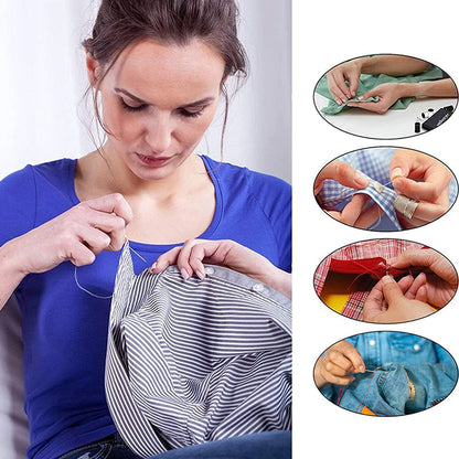 33 Piece Portable Sewing Kit with Zipper Case | Compact Travel Sewing Set for Emergency Repairs, Home, Tailoring and DIY