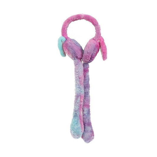Soft Plush Winter Earmuffs for Kids with Long Hanging Straps, Comfortable Noise-Shielding Ear Covers for Cold Weather Outdoor Use & Daily Wear (1 Pc)