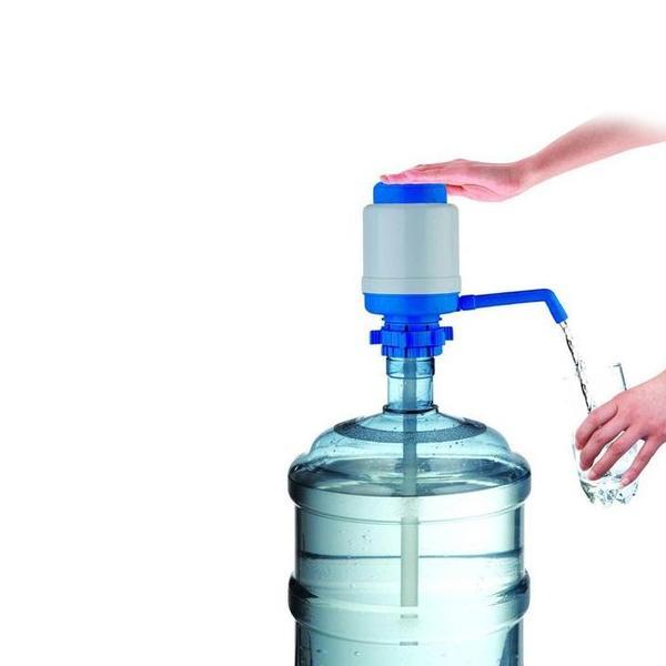 Hand Press Manual Jumbo Water Dispenser Pump for 20 Litre Water Cans BPA Free Portable Drinking Water Pump with Adjustable Tube
