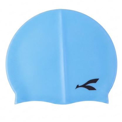 Silicone Swimming Cap Waterproof Stretchable Swim Head Cap for Men Women Kids Pool Training Bathing Hair Protection and Water Sports (1 Pc)