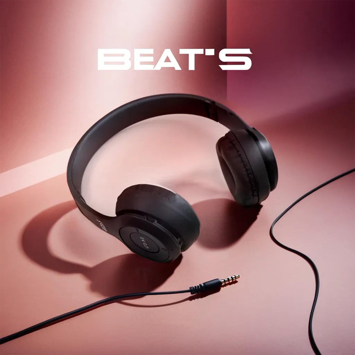 Wireless Headphone Over The Head Bluetooth Headset – Foldable Headband Hands-Free Headphones with Calling Function, Music Control and SD Card Support (1 Pc)