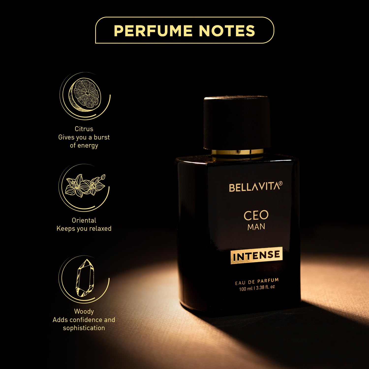 Bellavita Premium CEO Man Intense Eau De Perfume - 100 Ml